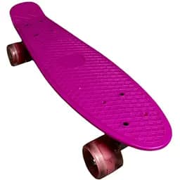 Скейт Пенні Борд A-Toys Penny Board Maraton зі світловими колесами з декою 55 см рожевий
