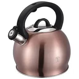Чайник Berlinger Haus зі свистком рожеве золото 3 л (BH 1077N)