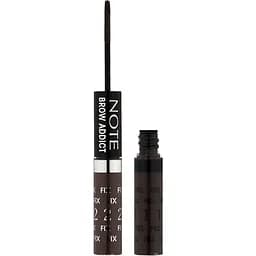 Тінт та гель для брів 2 в 1 Note Cosmetique Brow Addict Tint & Shaping Gel Grey Brown відтінок 4, 10 мл - мініатюра 4
