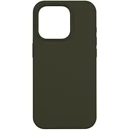 Чохол Silicone Case AA Apple iPhone 15 Pro Cyprus Green