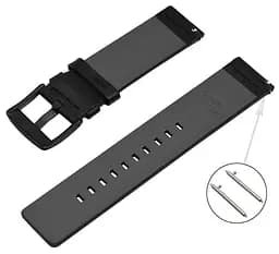 Шкіряний ремінець Primo Classic для годинника Motorola Moto 360 2nd gen (42 мм ) Black - мініатюра 5