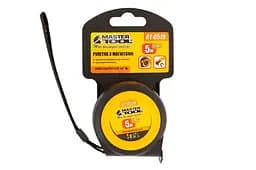 Вимірювальна рулетка MasterTool 5м x 19 мм магніт гумова автостоп - мініатюра 4