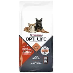 Сухий корм Opti Life Adult Digestion Medium & Max Опти Лайф з ягням для собак середніх і великих порід 12,5