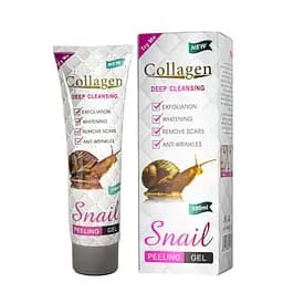 Пілінг-гель для обличчя Collagen Snail освітлюючий, 100 мл