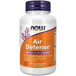 Добавка Now Foods Air Defense для підтримки імунітету 90 капсул