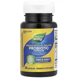 Комплекс пробіотиків Nature's Way Primadophilus Reuteri Probiotic 30 веганських капсул