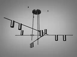 Шедевральна, високоефективна, добірна люстра в стилі Loft на 9 ламп, колір