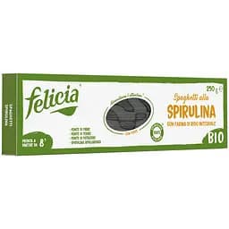 Макаронные изделия Felicia Спагетти со спирулиной органические 250 г (943452)
