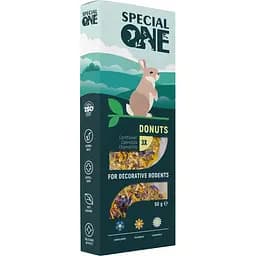 Лакомства для грызунов Special One Пончики Василек календула ромашка 50 г 3 шт. (PR242519)