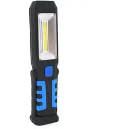 Ліхтар інспекційний Watton WT-293, 16 SMD LED, 3 режими роботи, зарядка від 5V, акумулятор 18650, корпус-пластик, магніт, гак, color mix, BOX