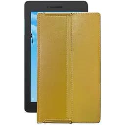 Чехол StatusCASE из экокожи для планшета Lenovo Tab E7 TB7104L Золотой