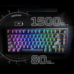 Клавіатура механічна Alloy Rise 75key, чорний HyperX teh0024999 - мініатюра 7
