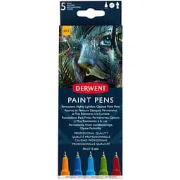 Набір кольорових ручок Derwent Paint Pen Palette №2 5 шт.  