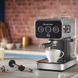 Кавоварка еспрессо Russell Hobbs Distinctions 26450-56 чорно-сріблястий (25022016001) - мініатюра 10