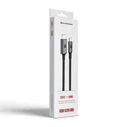 Кабель мультимедійний USB-C to HDMI 2.0m 4K60Hz black Armorstandart (ARM76891) - мініатюра 2