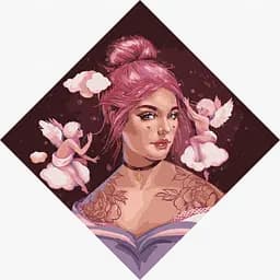 Набір для розпису по номерах Маленькі купідончики, 40x40 см, КНО4997