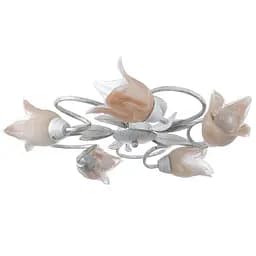 Люстра стельова Brille флористика E14 60W WH (BKL-169S/5)