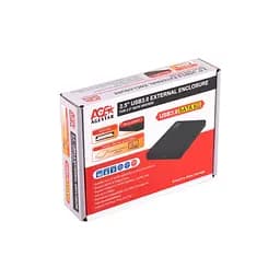 Кишеня зовнішня AgeStar 2.5", USB3.0, черный (3UB2P2) - мініатюра 3