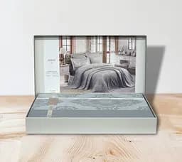 Покривало з наволочками Gardines Miray Grey 240 x 260 см pbe0051048 - мініатюра 4
