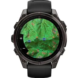 Смарт-годинник Garmin Fenix 8 AMOLED Sapphire 47mm Carbon Gray DLC Titanium with Black/Pebble Gray Silicone Band (010-02904-20) [115046] - мініатюра 8