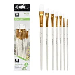 Набір художніх пензлів Art Station BR5807 нейлонові 7 шт