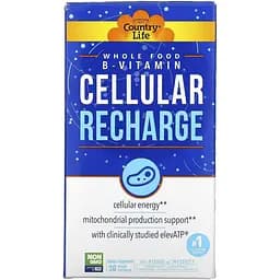 Клітинний заряд Country Life Cellular Recharge 30 веганських капсул