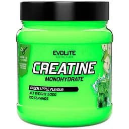 Креатин Evolite Nutrition Creatine Monohydrate 500 г Зелене яблуко