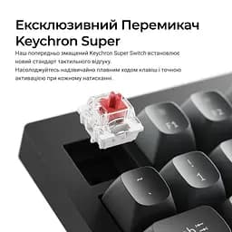 Клавіатура Keychron V1 8K Keychron Super Red Switch Black RGB (V1W-D1-UA) - мініатюра 10