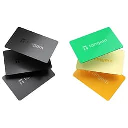 Криптогаманці Tangem Wallet Family Pack – 2 набори по 3 картки Black + Sun Drop