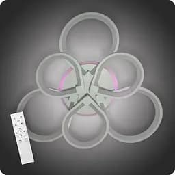 Люстра светодиодная 517 Light 3color с пультом 198Вт Белый (01277)