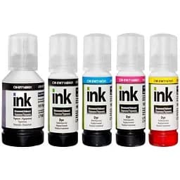 Комплект чорнила ColorWay Epson L-7160/7180 BKP/BK/С/M/Y 140 мл + 4х70 мл (CW-EP716/EW716SET01)