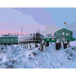 Картина за номерами на підрамнику Brushme Vernadsky Research Base Оксана Савенко