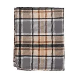 Плед Ardesto Fleece 100% поліестер клітинка сірий 130 x 160 см (ART0721PB) - мініатюра 3