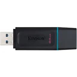 Флеш пам'ять USB Kingston DataTraveler Exodia 64GB USB 3.2 Gen 1 Black/Teal (DTX/64GB) - мініатюра 4