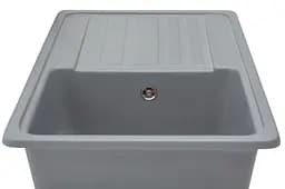 Кухонна мийка гранітна Miraggio Versal gray 758x462x201 00211706, Сірий - мініатюра 4