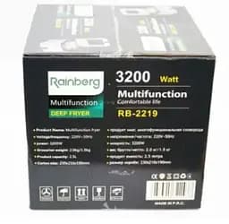 Фритюрниця з кришкою Rainberg RB-2219 3200 Вт  2.5л (RB-2219_1155) - мініатюра 4