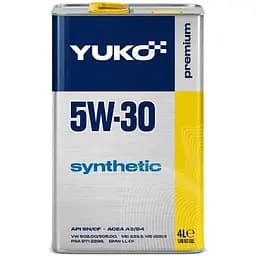 Автомобільна моторна олія Yuko SYNTHETIC 5W-30 4л (4820070244779)