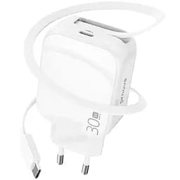 Зарядний пристрій Proove Fixtape GaN (Type-C) 30W white (WCFP30010202)