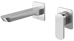 Смеситель для умывальника Kohlman Foxal chrome + BOX скрытого монтажа QW180F Хром