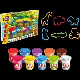 Набір для творчості з тіста Dede Art Craft Звірятка 560 г (3290)