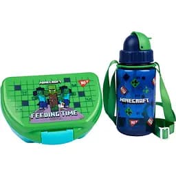 Набор детской посуды Yes Minecraft контейнер и бутылка 2 предмета (450144)