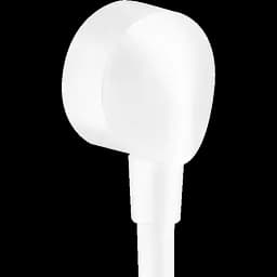 Шланговое подсоединение Hansgrohe Fixfit E без обратного клапана Matt White 27454700, Белый матовый