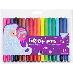 Фломастери Yes Cosmic girl, 18 кольорів (650488)