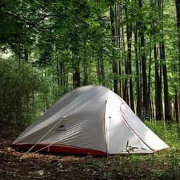 Надлегкий тримісний намет з футпринтом Naturehike Cloud Up 3 Updated NH18T030-T 20D (Темно-зелений) - мініатюра 7