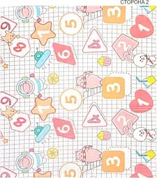 Дитячий складний килимок Poppet Весела вулиця та Диво-цифри двосторонній 200х180x1 см (PP035-200) - мініатюра 3