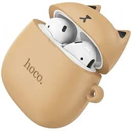 Блютуз Стерео Гарнитура Hoco EW45 TWS Коричневый