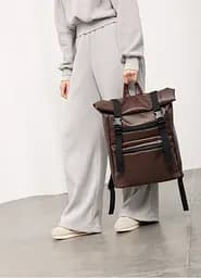 Рюкзак ролл Sambag унісекс RollTop LTT шоколадний 41 x 30 x 16 см (24238020) - мініатюра 5