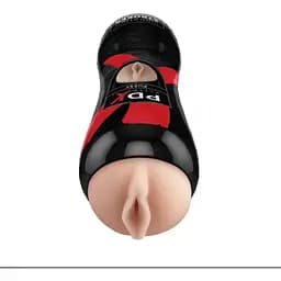 Мастурбатор Pipedream Pussy Vibrating Stroker з вібрацією тілесний