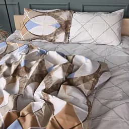 Наволочка MirSon Ranforce Elite Arculis 60x60 см разноцветная (2200011702971)