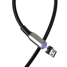 Кабель Baseus Zinc Magnetic Cable USB для Micro USB 1.5A 2m Black (CAMXC-I01) - мініатюра 4